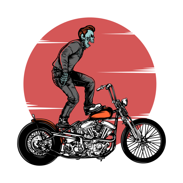 Zombie Motorbike by D3monic