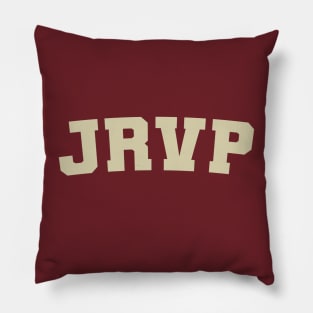 JRVP Creme Logo Pillow