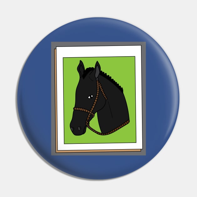 Horses Rider Pony Girl Pin by flofin