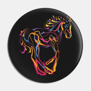 Pony in Motion Pin