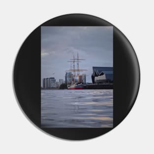 Tall Ship Glasgow River Clyde Pin