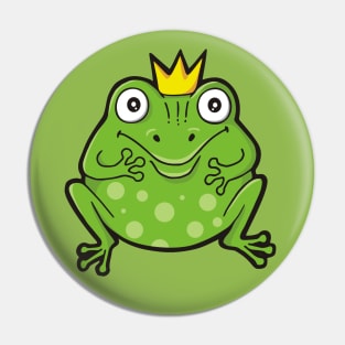 Frog Cartoon Pin