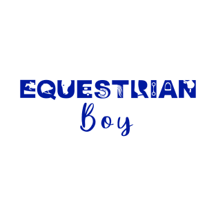 Equestrian Boy (Blue) T-Shirt