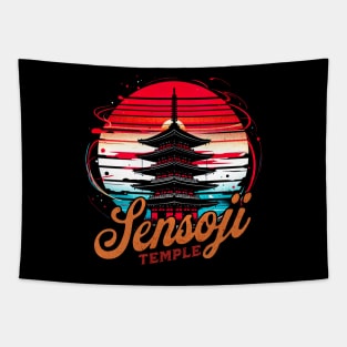 Sensoji Temple Tokyo Design Tapestry