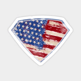 Distressed American Shield Magnet