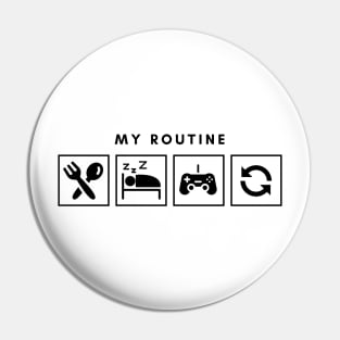 My Routine Eat Sleep Game Repeat Pin