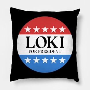 Loki For President Pillow