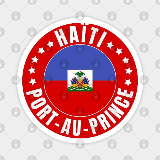 Port Au Prince Magnet by footballomatic