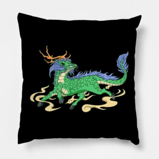 Japanese Yokai figure Kirin Pillow