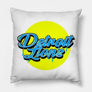 Detroit lions Pillow