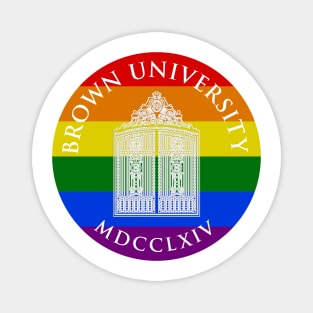 Brown University Pride Flag Magnet