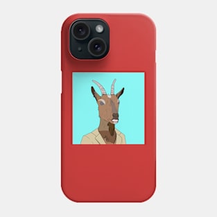 GOAT in a blazer Phone Case