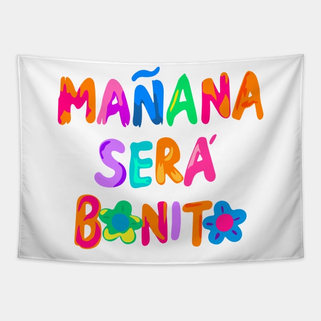 Karol G Manana Sera Bonito Tapestry by liomal