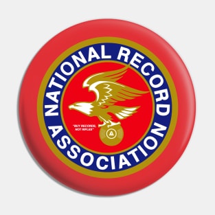 National Record Association Pin