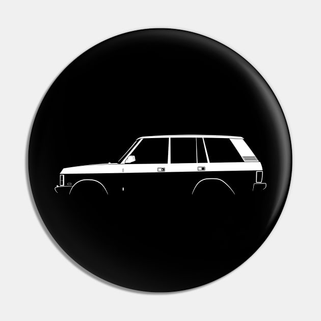 Range Rover (1986) Silhouette Pin by Car-Silhouettes