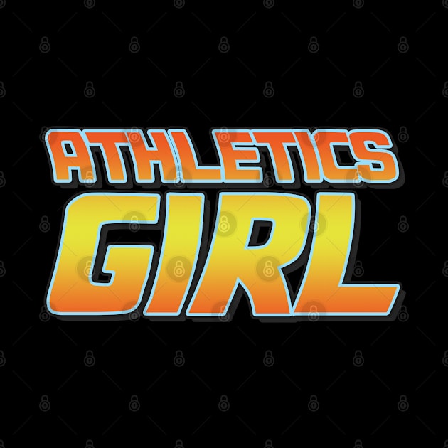 Athletics girl vintage design. Perfect present for mom mother dad father friend him or her by SerenityByAlex