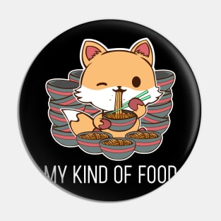 My Kind of Food Funny Animals Anime Tee T-Shirt Pin