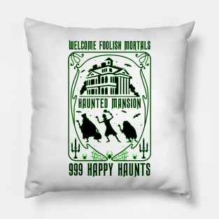 Vintage The Haunted Housem 2023 Pillow