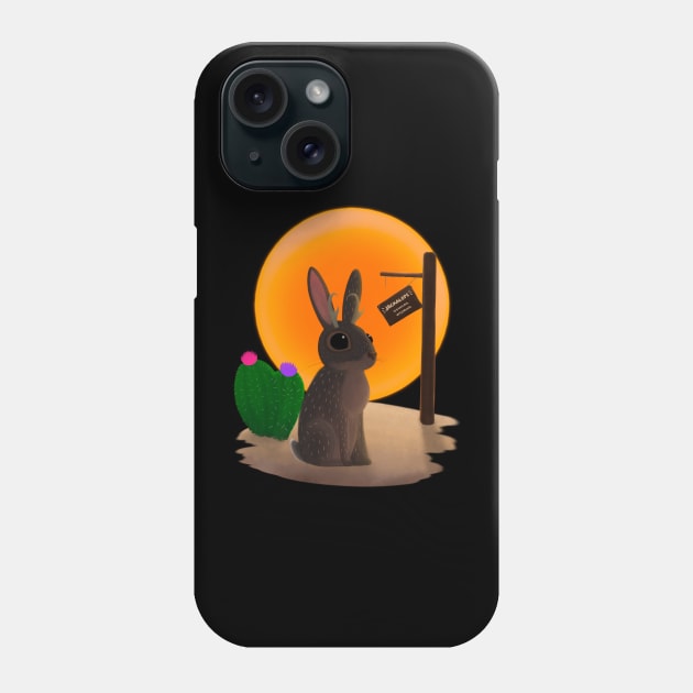 Jackalope! Travel Plaque Phone Case by Meowlentine