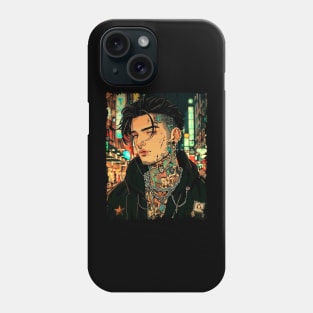 Albanian Man in Tokyo Urban Streetwear Rap Hip Hop Phone Case