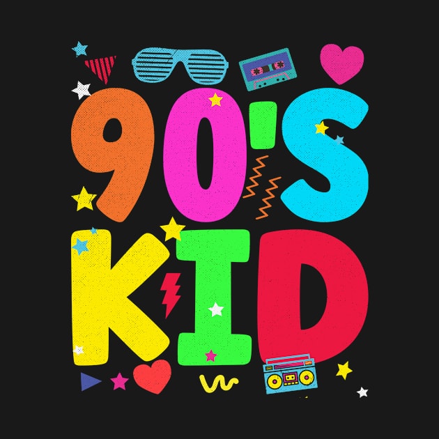 90's Kid Costume Vintage Retro 1990's Distressed by Firesquare