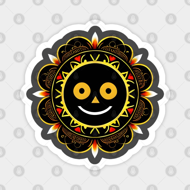 Meditation Smile 06 Magnet by CGI Studios