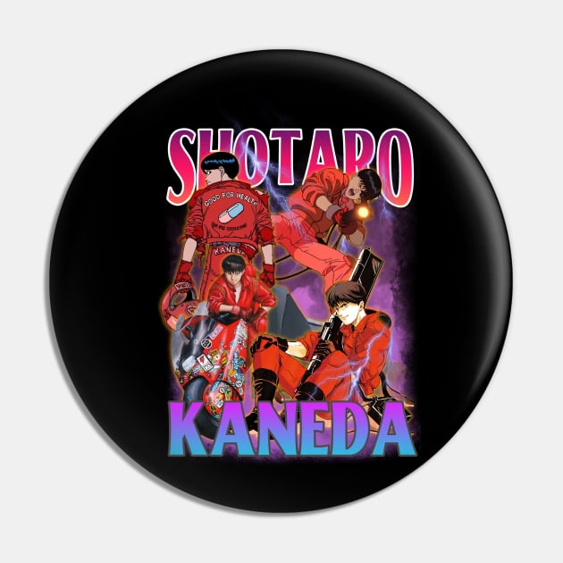 Bootleg Anime Akira Shotaro Kaneda The Capsules Pin by clvndesign