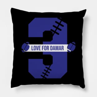 Love for damar hamlin Pillow