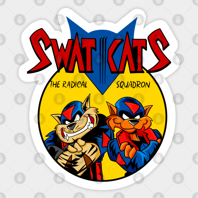 Swat kats - Swat Kats - Sticker | TeePublic Swat kats - Swat Kats - Sticker | TeePublic