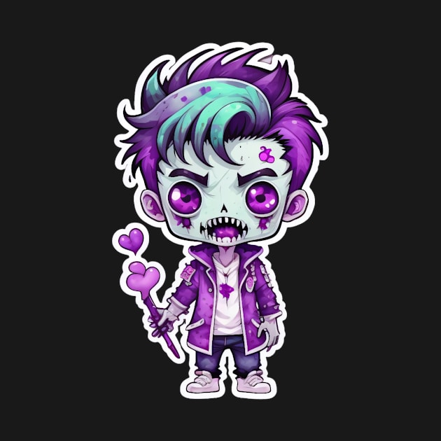 Kawaii Chibi Korean Zombie by sabrinasimoss