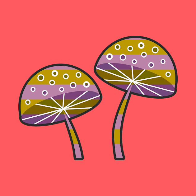 Romantic mushrooms by CocoDes