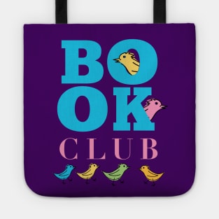 Cute Book Club With Birds Tote