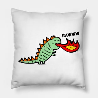 Raww Fire Dragon Pillow