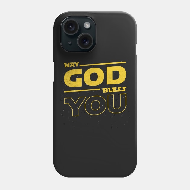 May GOD Bless YOU Phone Case by cowyark rubbark