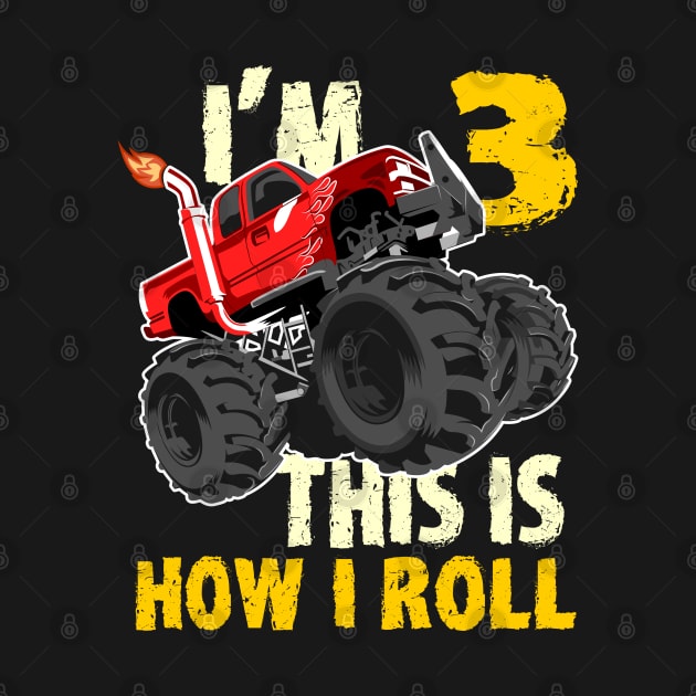 Birthday Boy Monster Truck design by hadlamcom