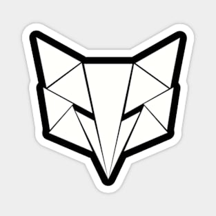 geometric animal, fox of triangles Magnet