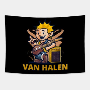 van halen fantasy art Tapestry