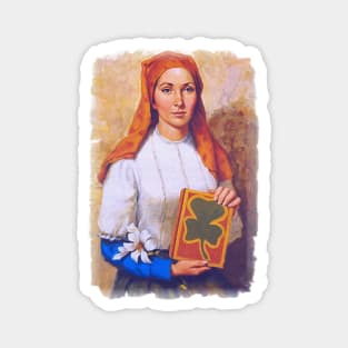 St Dymphna Catholic Orthodox Patroness Patron Irish Saint Magnet