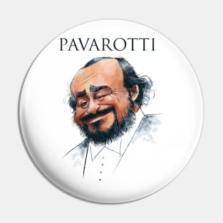 Opera Tenor Pavarotti Pin