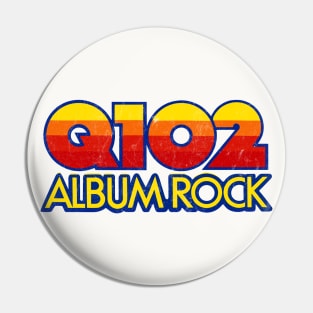 Q102 Album Rock Pin