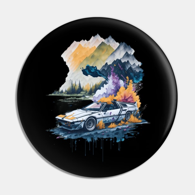 Summer Art DMC DeLorean Pin by Shop Goods