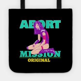 Abort mission Aesthetic Anime girl Tote