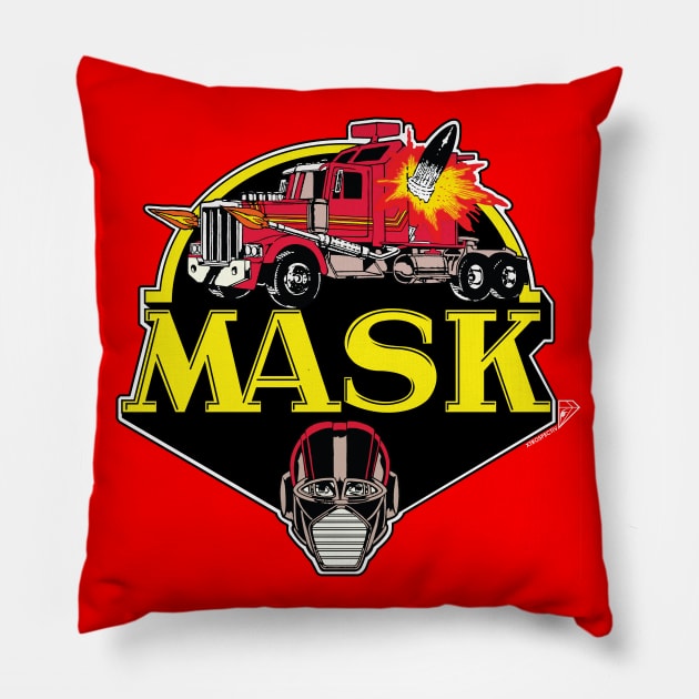 MASK Pillow by xtrospectiv