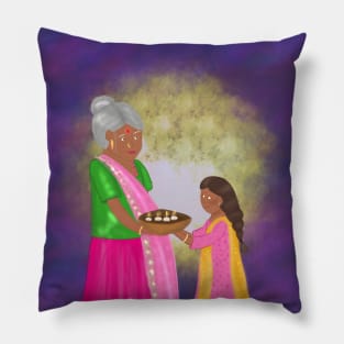 Diwali illustration Pillow