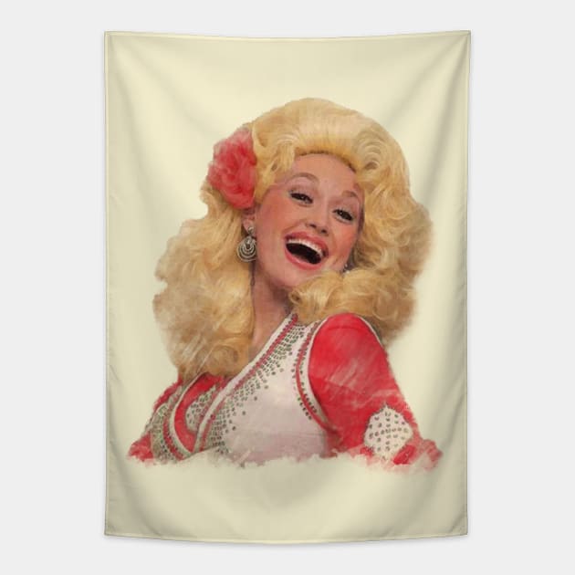 Dolly Parton - Watercolor Tapestry by classicmovieart