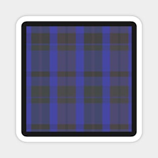 Grunge Aesthetic Aillith 2 Hand Drawn Textured Plaid Pattern Magnet