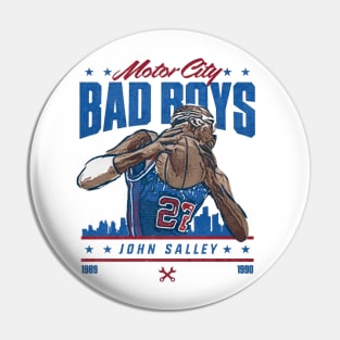 John Salley Detroit Bad Boys Pin