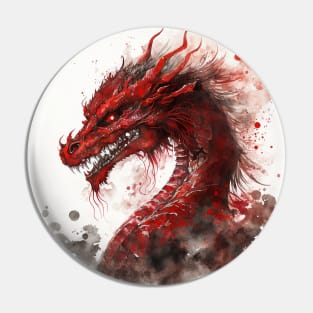 red dragon Pin