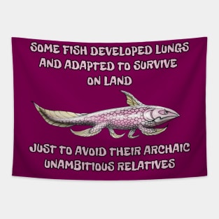 Relatives joke / Why fish evolved to survive on land Tapestry