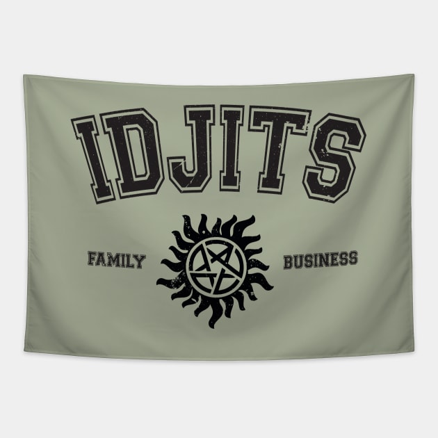 Supernatural IDJITS | Family Business since 1979 Tapestry by SALENTOmadness